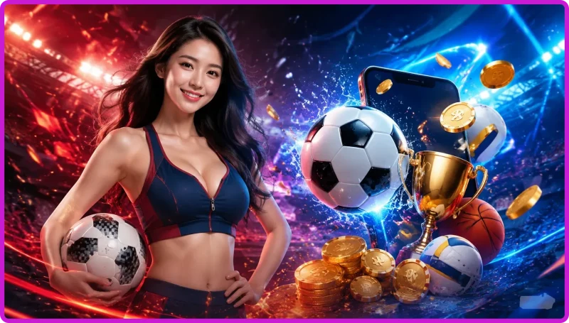 Giao diện cá cược thể thao WW88 hiện đại với đa dạng các môn thể thao và giải đấu.
