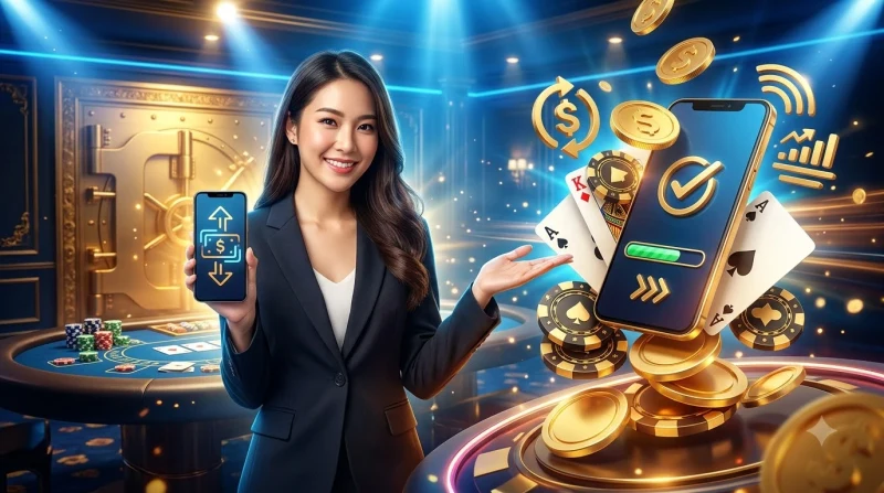 Minh họa các bước tạo và xác nhận yêu cầu Rút tiền WW88